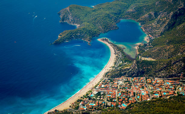 istock Aerial panorama of Oludeniz, Turkey 882340740
