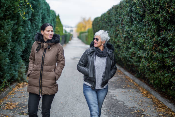 istock Mother and daughter going for a walk 882341348