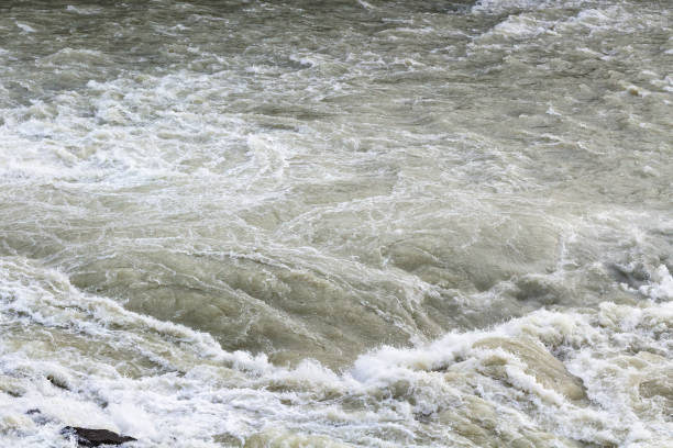istock surface of Olfusa River in Gullfoss waterfall 882346104