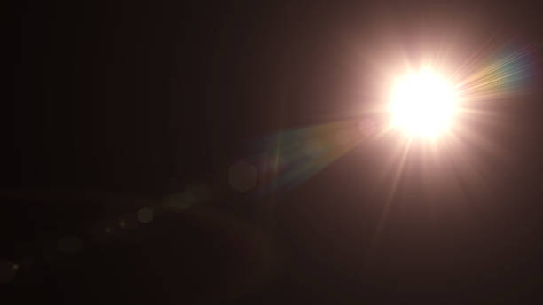 istock Digital lens Flare , lens flare, light leaks , Abstract overlays background. 882353820