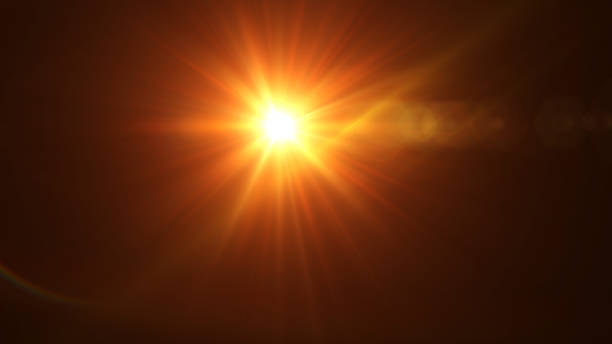 istock Digital lens Flare , lens flare, light leaks , Abstract overlays background. 882358130