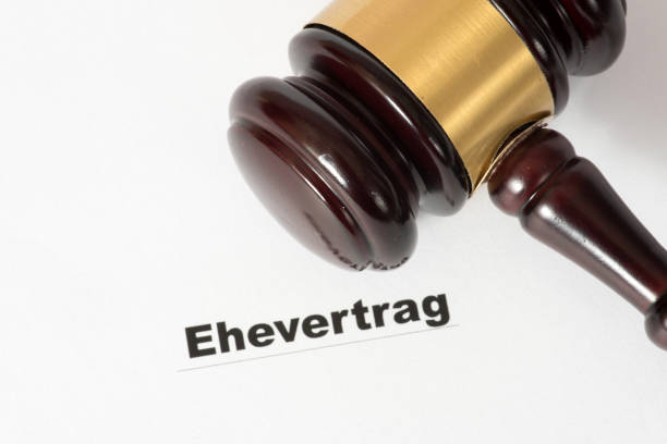 istock A judge's hammer and a marriage contract 882358164