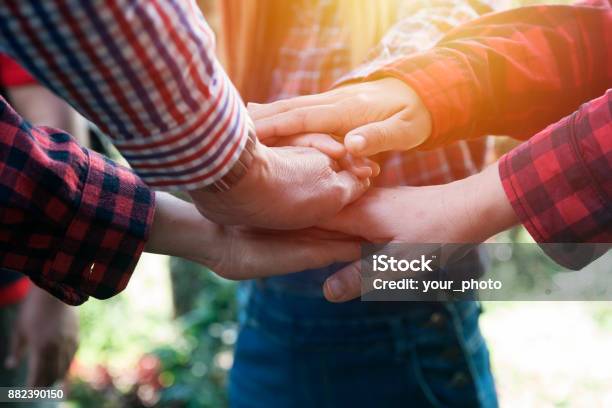 Together Concept Stock Photo - Download Image Now - Farmer, Teamwork, Meeting