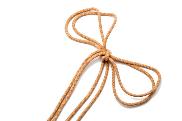 istock Shoe laces isolated on white 882406356