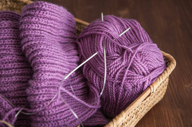 istock Knitting. Knitting needles and yarn 882411110