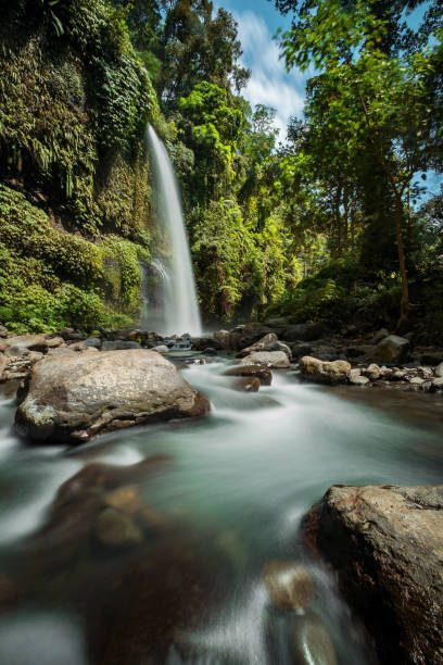 istock Sendang Gile waterfall is a stunning waterfall on Lombok, Indonesia. 882415644
