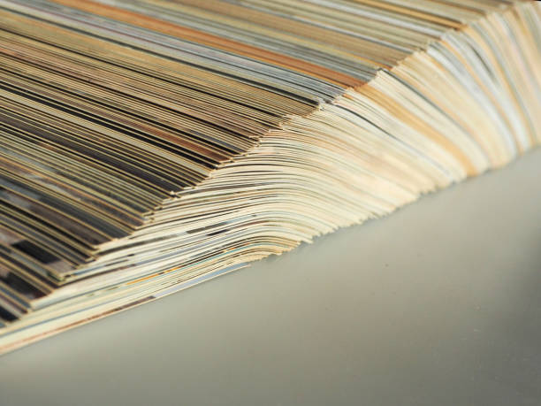 Set of colorful papers together