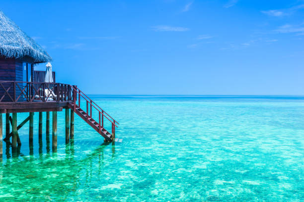 istock Overwater bungalow. Maldives. 882449190