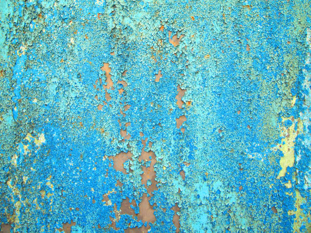 istock Texture of old paint blue 882452042
