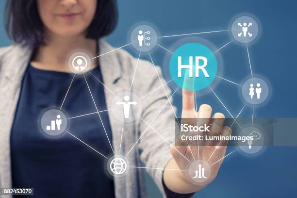 Human Resources Scheme Stock Photo - Download Image Now - Human Resources, Manager, Strategy