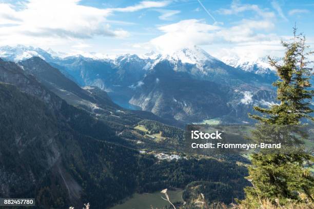 View From The Kehlsteinhaus To The Königssee Bavaria Stock Photo - Download Image Now