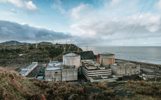 Abandoned nuclear plant near Bilbao, Spain.