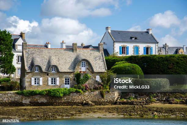 Typical French Village Of Saint Cado From Brittany Stock Photo - Download Image Now - Lorient, France, Vannes