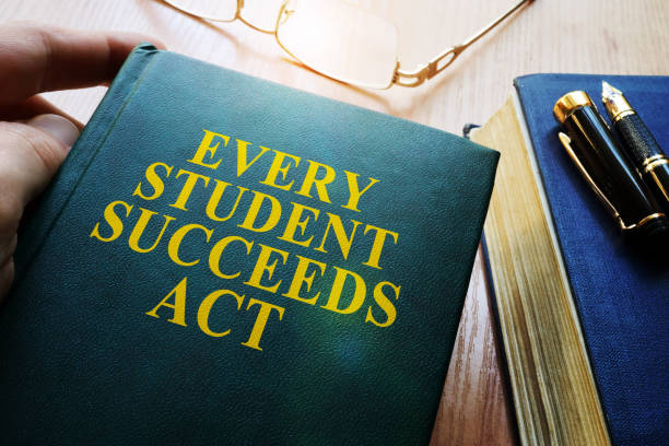 istock Every Student Succeeds Act ESSA on a desk. 882501840