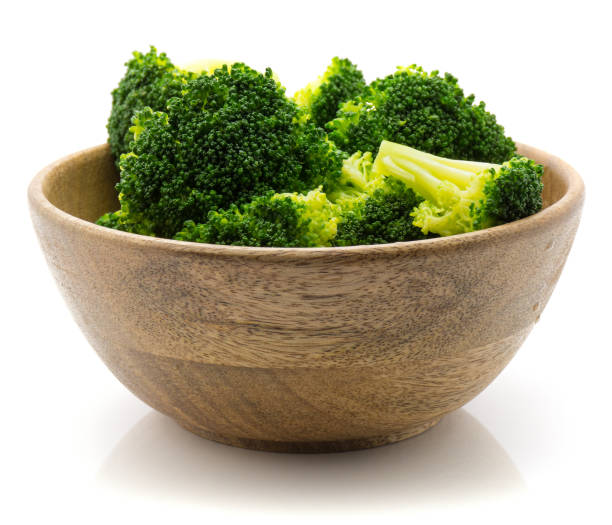 Broccoli isolated on white stock photo