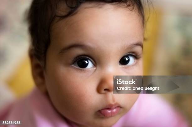 Baby Portrait Stock Photo - Download Image Now - Looking At Camera, 6-11 Months, African Ethnicity