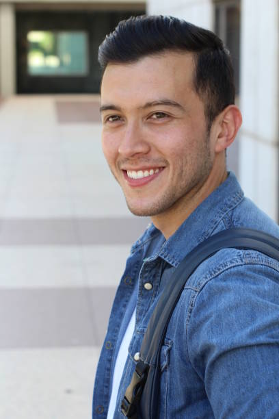istock Trendy ethnic student heading to the university 882535042