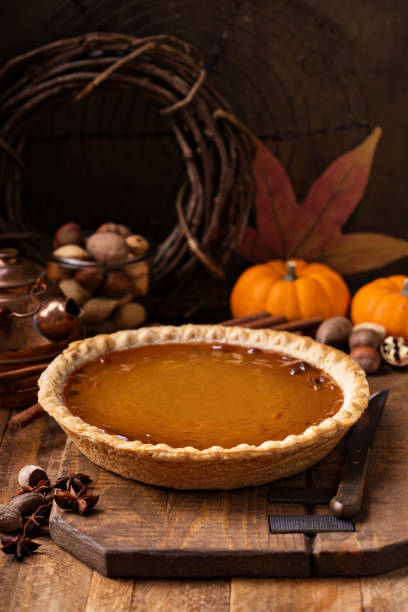 istock Pumpkin pie with whipped cream 882547972