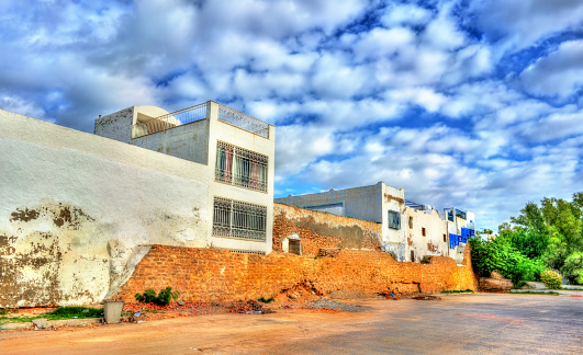 Traditional houses in Medina of Hammamet - Tunisia