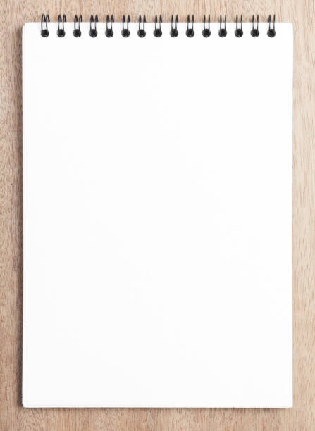 istock Business essentials. Top view of spiral blank notebook. 882625776