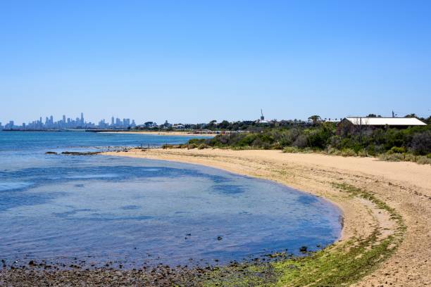 istock Seascape: blue sky, ocean and beautiful beach. 882649496