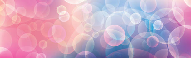 istock Vector abstract banner with bokeh effect. Horizontal banner with lighting party motif. Colorful background for web, printing 882663852