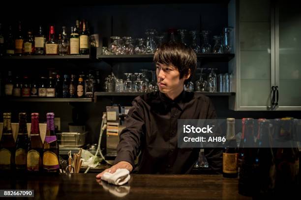 Cool Bartender Stock Photo - Download Image Now - Bartender, Retail Clerk, Bar - Drink Establishment