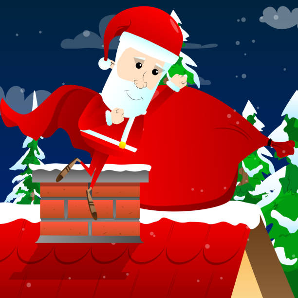 istock Santa Claus as a superhero, wearing a cape. 882710390
