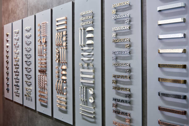 istock Handles for boxes and accessories furniture in hardware store 882715364