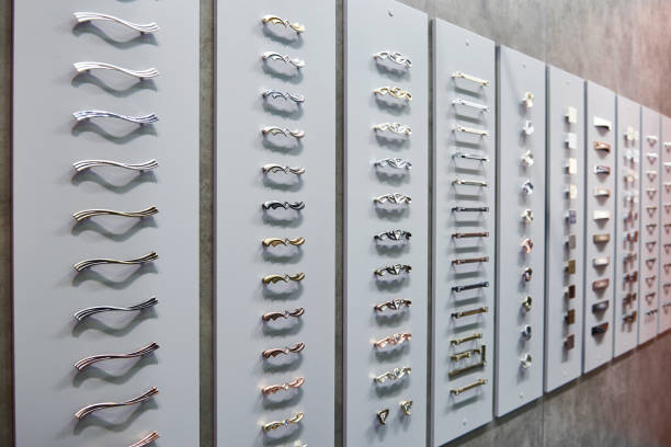 istock Handles for boxes and accessories furniture in hardware store 882715380
