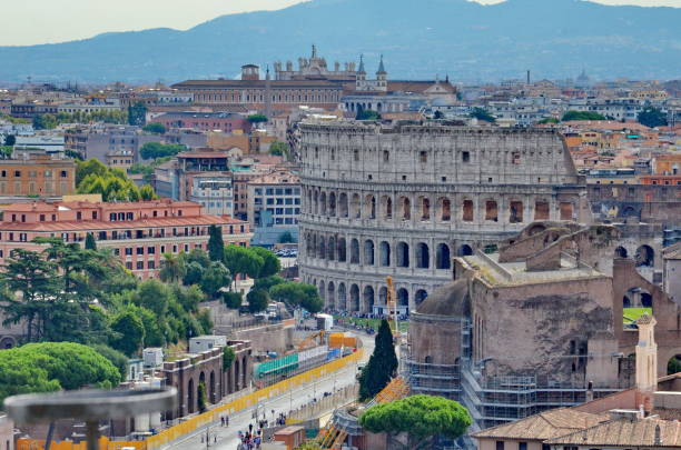 istock The Colosseum in Rome, Italy 882726384