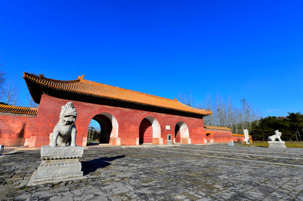 istock Ancient buildings in China 882728916