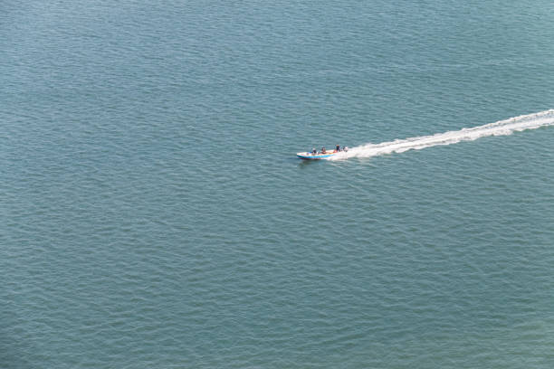 istock Speedboat at sea speed 882739690