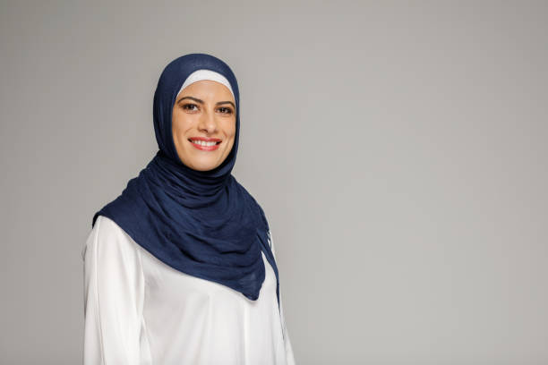 istock Smiling Muslim Woman Wearing Hijab 882742604
