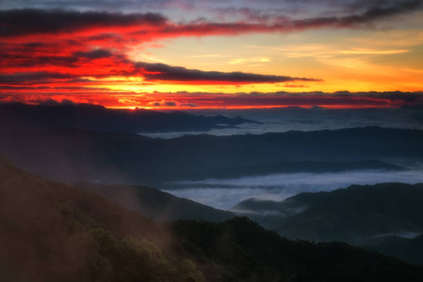 Sunrise view at Doi Phu Kha