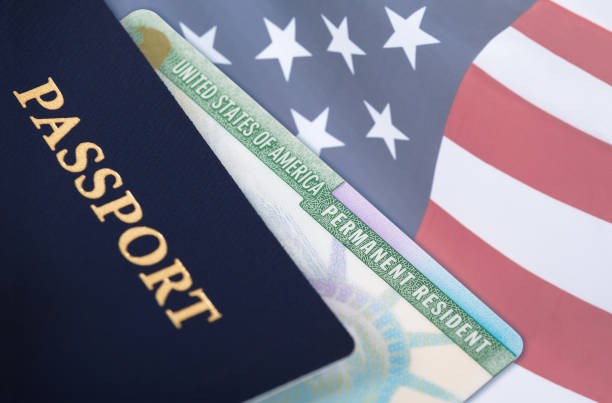 istock United States resident card, immigration concept 882775414