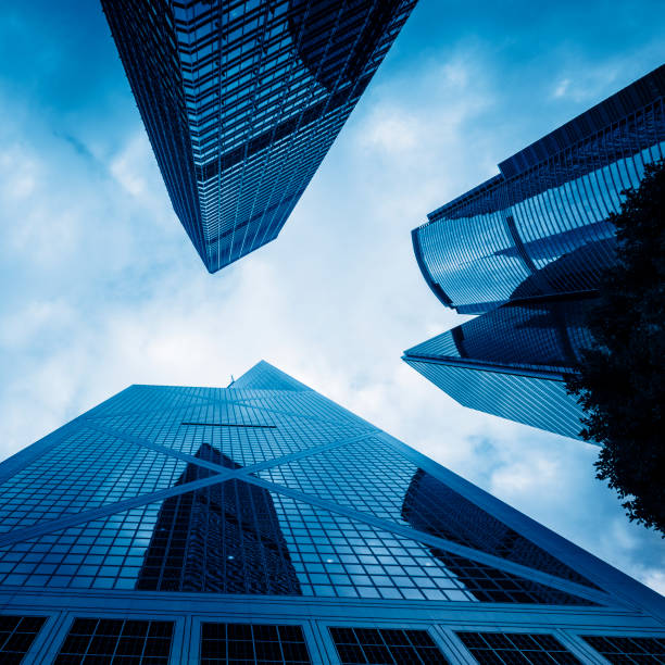 istock modern financial skyscrapers in central Hong Kong 882789098