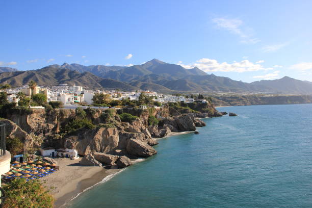 istock Coastline in Nerja in Malaga, Spain 882792026