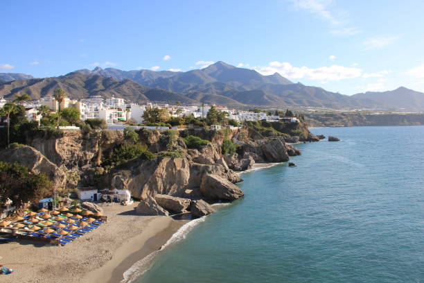istock Coastline in Nerja in Malaga, Spain 882792178