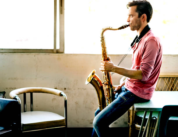 istock A musician with his saxophone 882802724