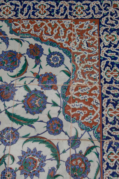 istock Ottoman ancient Handmade Turkish Tiles 882846544
