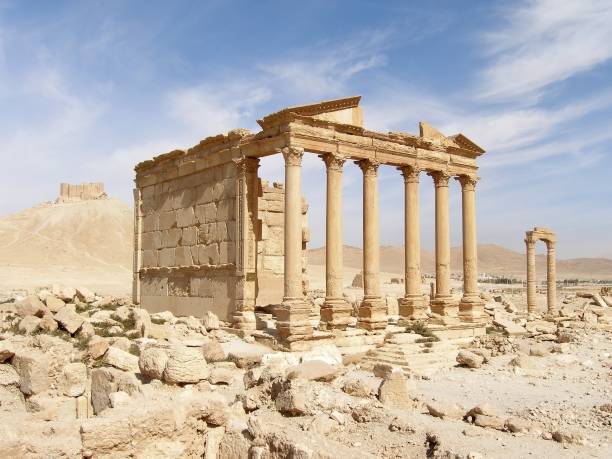 istock The Funerary Temple, Palmyra, Syria 882882128