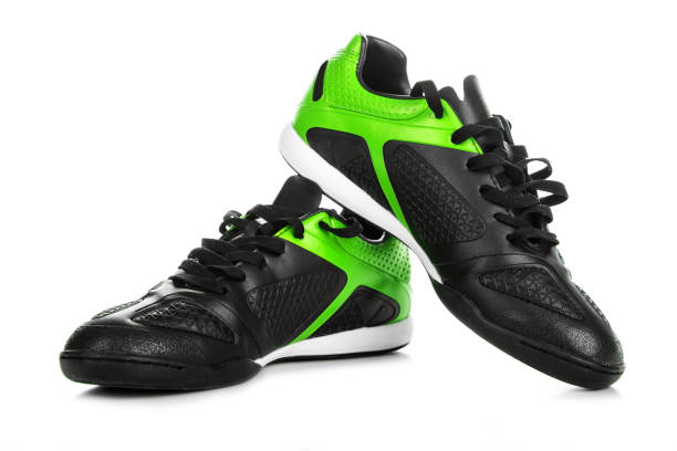 istock Sport shoes isoltead on white. Close up 882895250