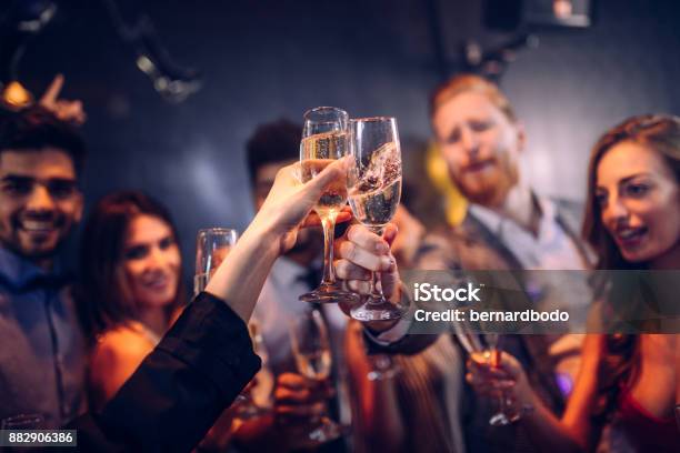 Lets Kick This Party Into High Gear Stock Photo - Download Image Now - Party - Social Event, Office Party, Celebratory Toast