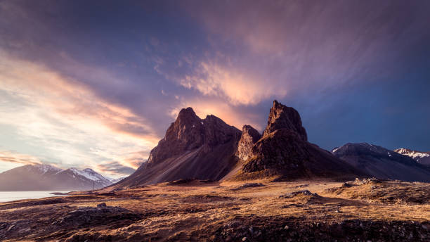 istock Wonderful sunset in mountain, Iceland 882910096