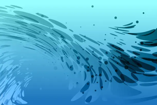 Vector illustration of Water background