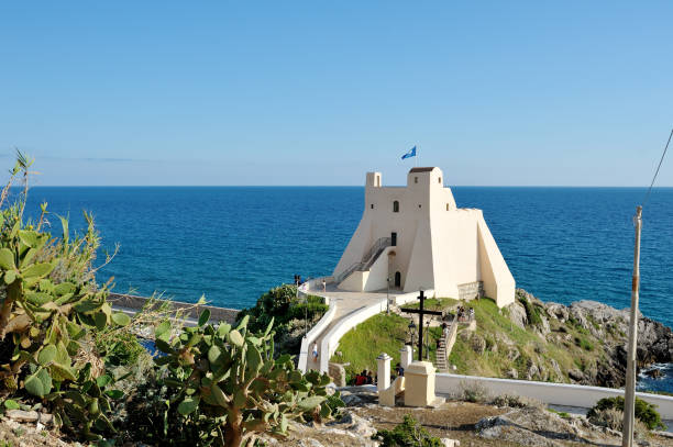istock Medieval Truglia tower in Sperlonga, Italy 882950096