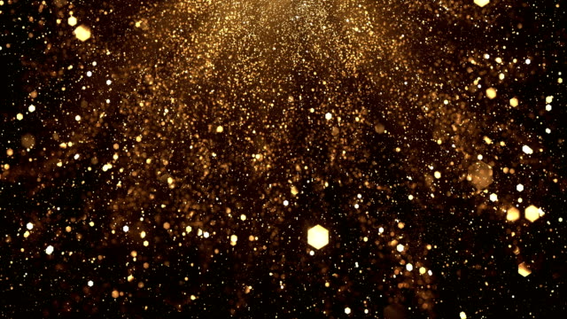 High quality animation of falling gold particles. Can be looped infinitely. Perfectly usable for a wide variety of topics like Christmas, luxury, success, celebration, etc.