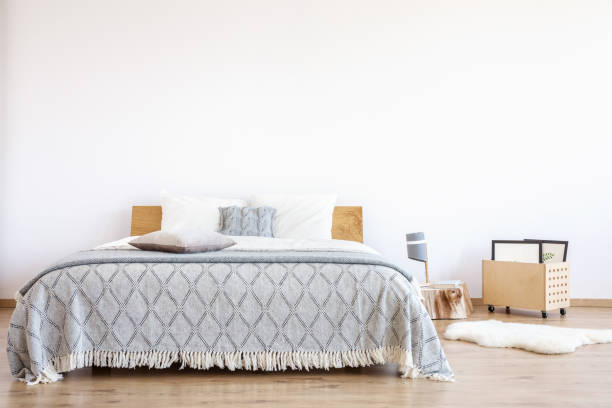 istock Wooden crate next to bed 882984176