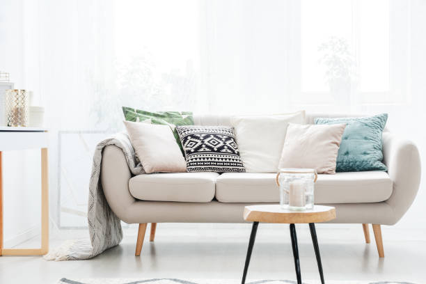 istock Scandinavian style living room 882987884